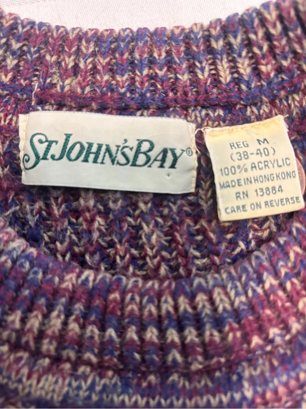 St. John's Bay Marled Brown Crewneck Sweater